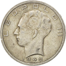 Coin, Belgium, 50 Francs, 50 Frank, 1940, EF(40-45), Silver, KM:121