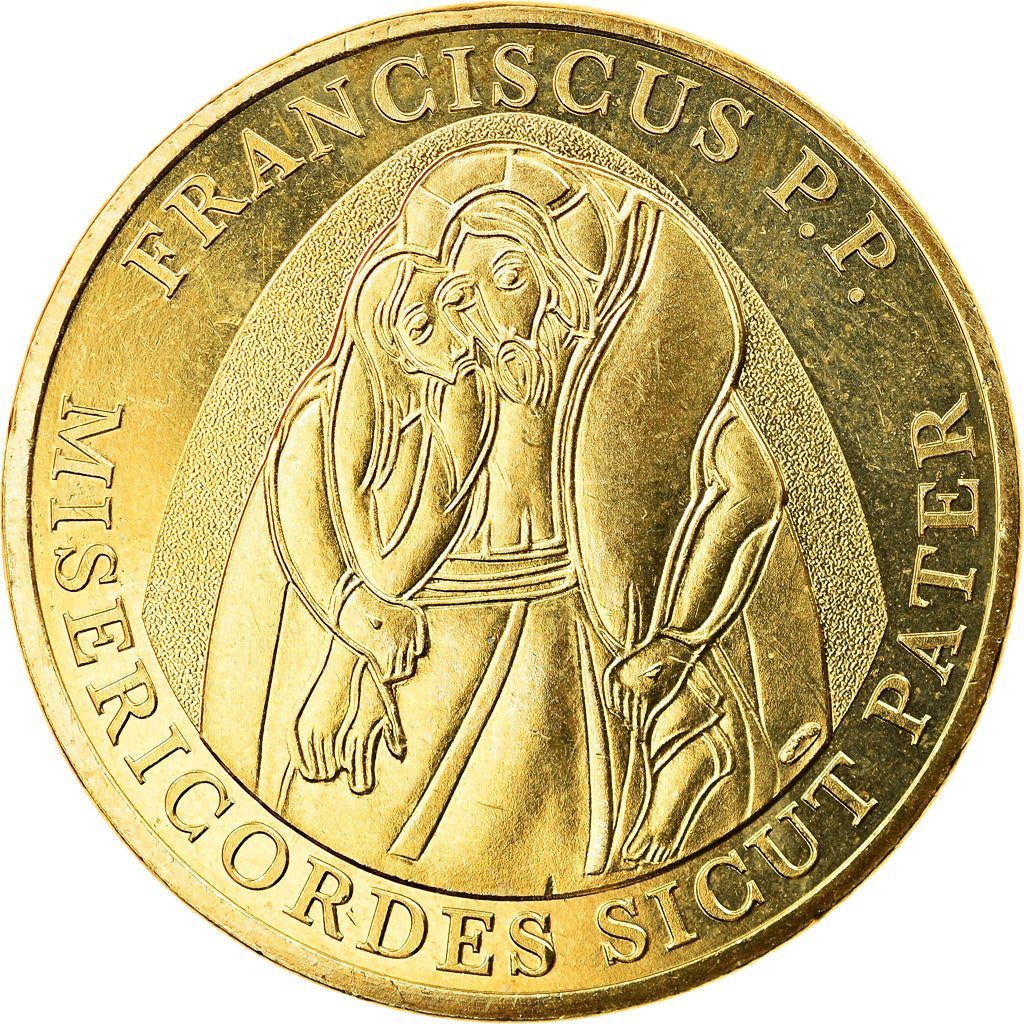 France, Token, Lourdes - Jubilé de la Miséricorde, 2016, MDP, AU(55-58)