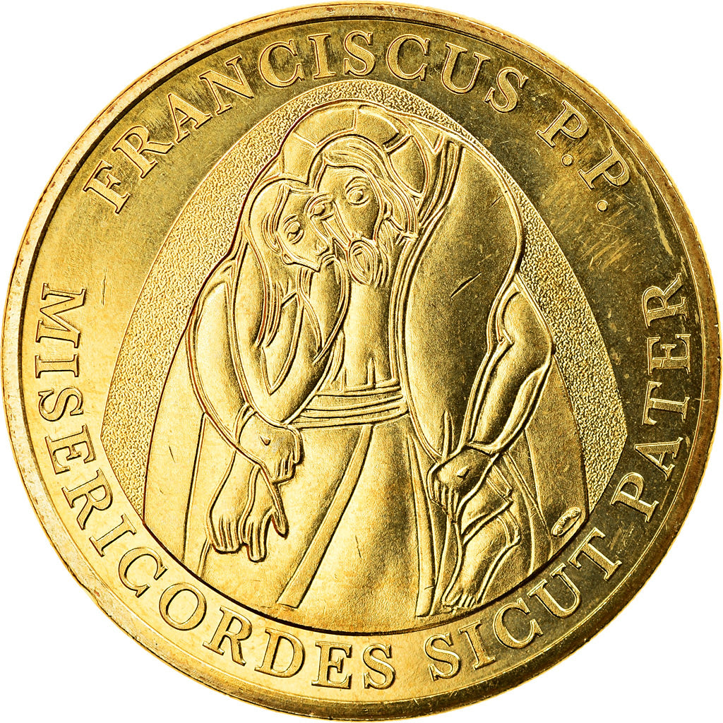 France, Token, Lourdes - Jubilé de la Miséricorde, 2016, MDP, AU(55-58)