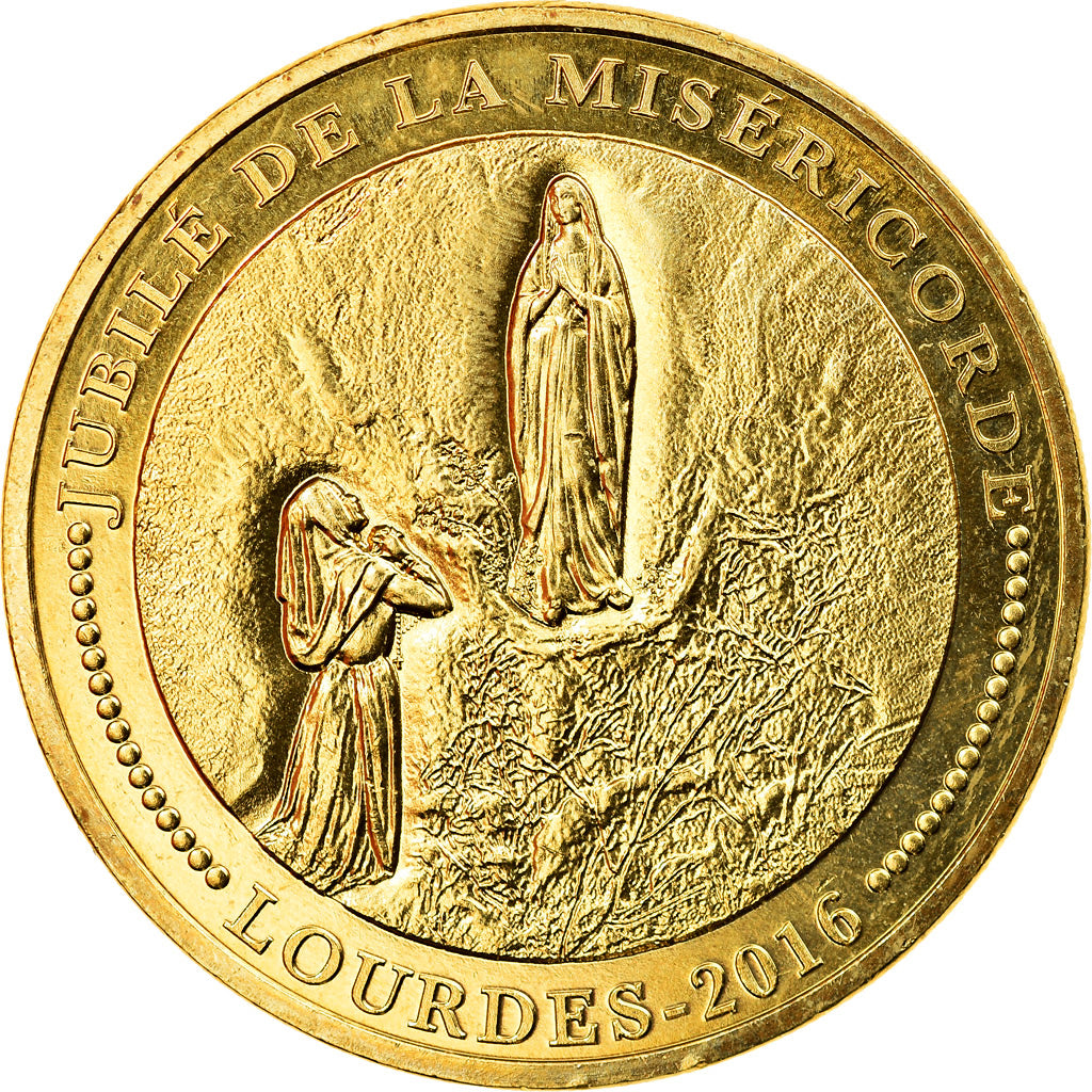 France, Token, Lourdes - Jubilé de la Miséricorde, 2016, MDP, AU(55-58)