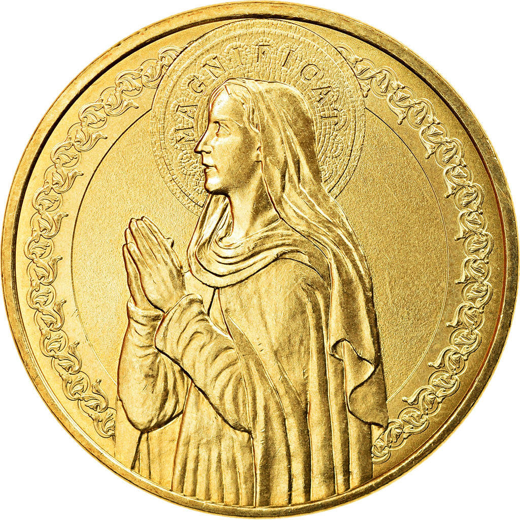 France, Jeton, Lourdes - Magnificat, 2017, MDP, SUP, Cupro-nickel Aluminium