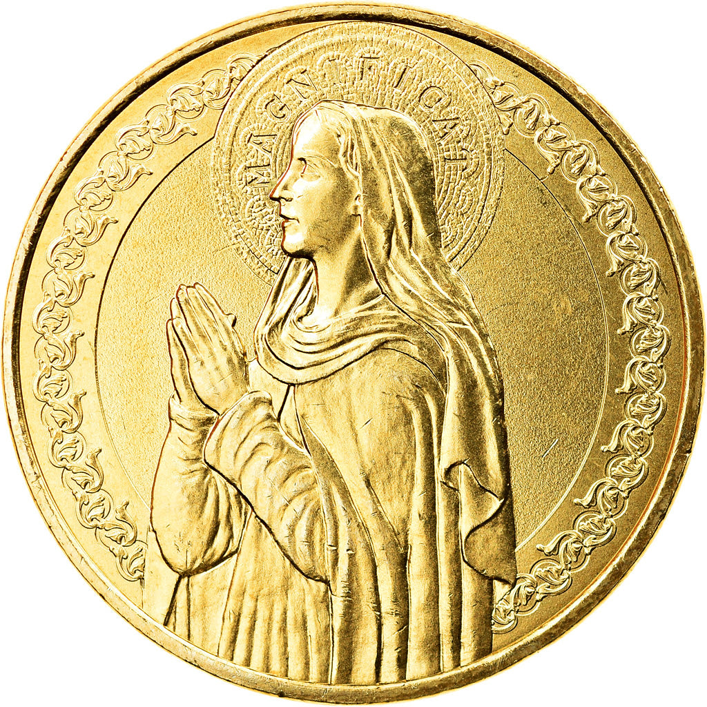 France, Token, Lourdes - Magnificat, 2017, MDP, AU(55-58), Cupro-nickel