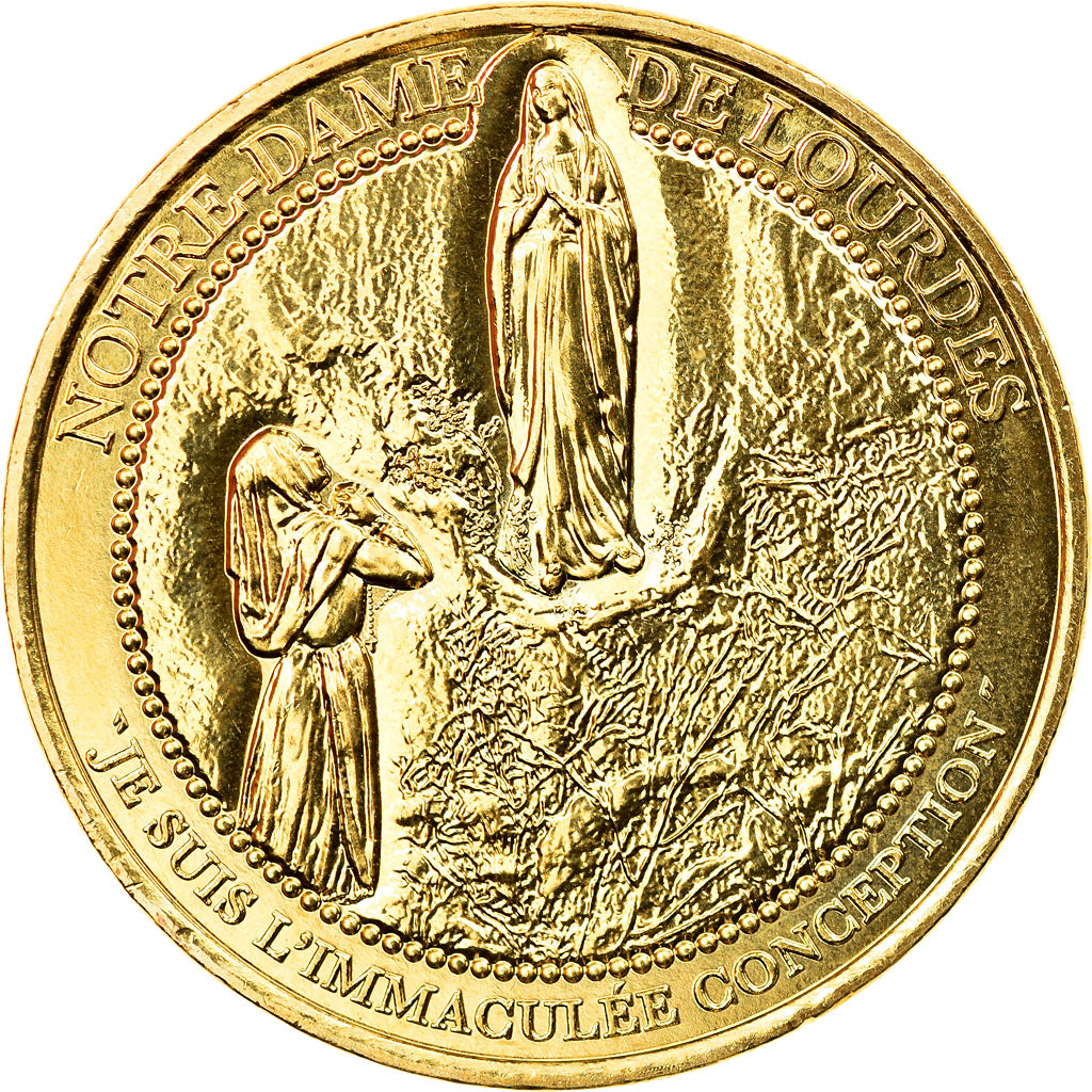 France, Token, 65/ Lourdes - Le Sanctuaire, 2016, MDP, AU(55-58), Cupro-nickel