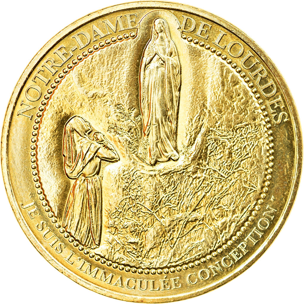 France, Token, 65/ Lourdes - Le Sanctuaire, 2016, MDP, AU(55-58), Cupro-nickel