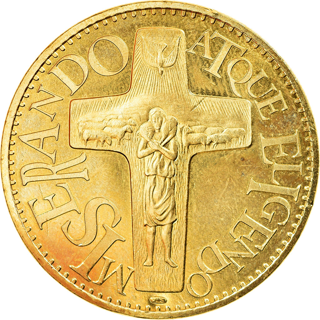 Frankreich, Token, 65/ Lourdes - Pape François, 2016, MDP, VZ, Cupro-nickel