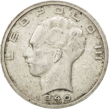 Coin, Belgium, 50 Francs, 50 Frank, 1940, EF(40-45), Silver, KM:121
