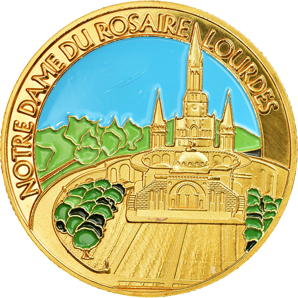 Francia, Token, Lourdes - Notre Dame du Rosaire, SPL-, Rame-nichel-alluminio