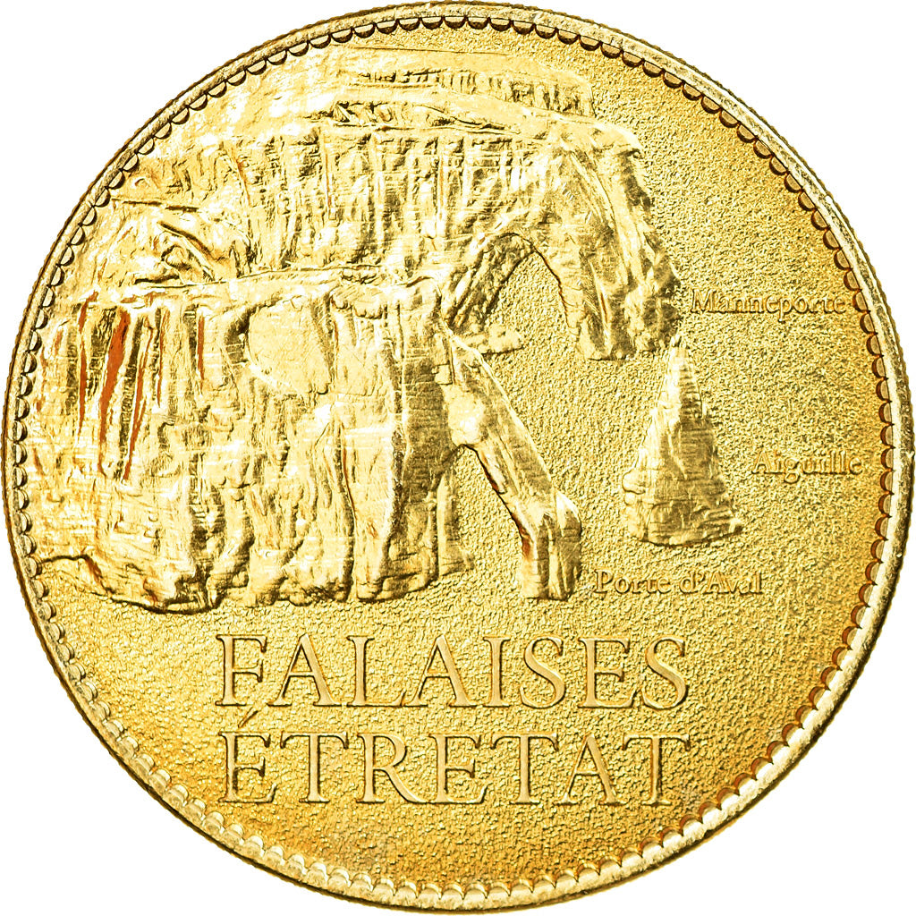 Frankreich, Token, Etretat -  Les Falaises, Arthus Bertrand, VZ, Cupro-nickel