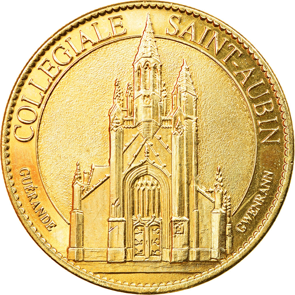 Francia, Token, 44/ Collégiale Saint-Aubin - Guérande, Arthus Bertrand, SPL-
