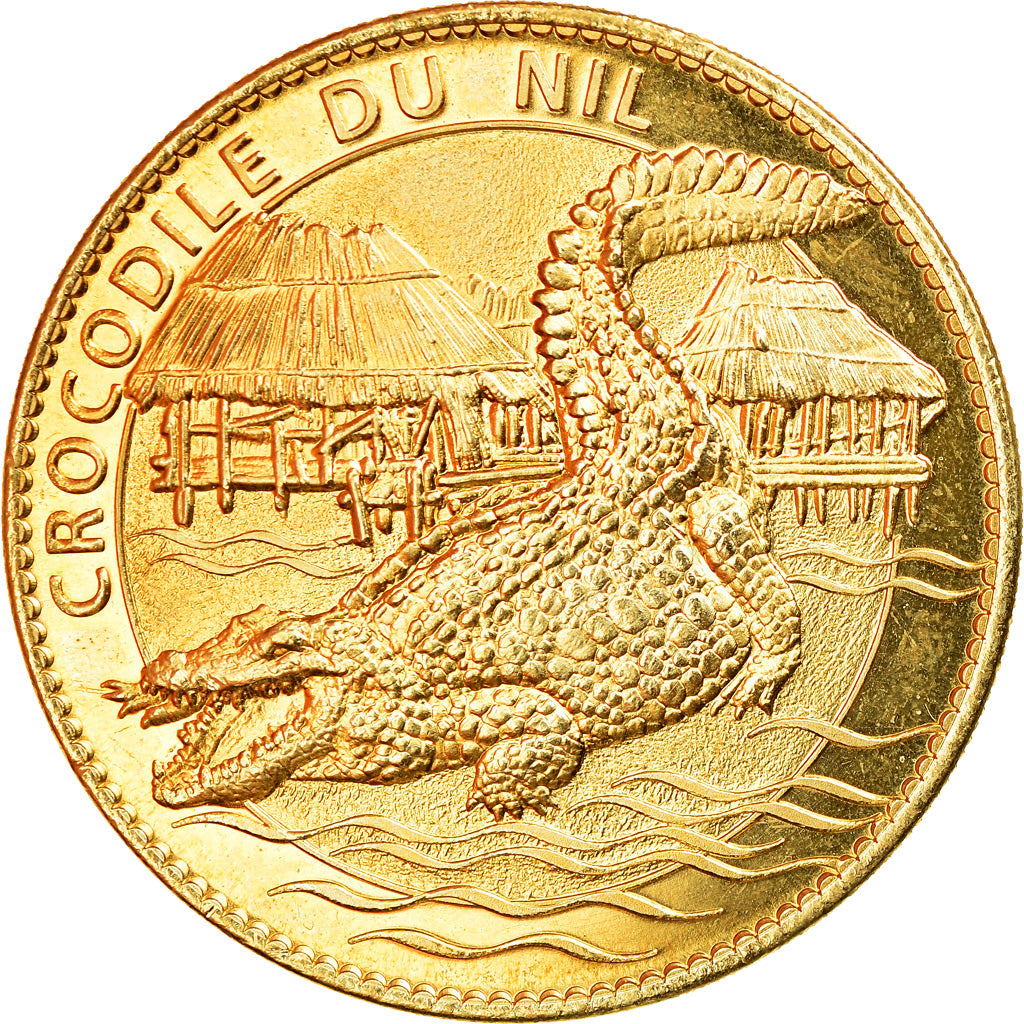 Frankreich, Token, Pierrelatte - La ferme aux crocodiles - Le crocodile du Nil