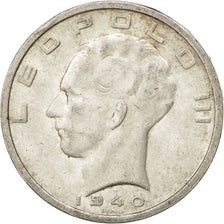 Coin, Belgium, 50 Francs, 50 Frank, 1940, AU(55-58), Silver, KM:122.1