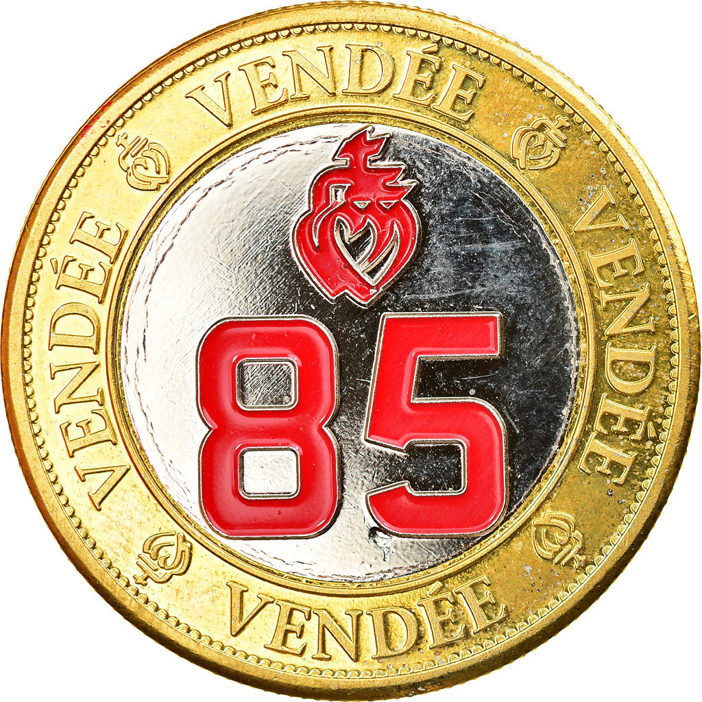 Frankreich, Token, Touristic token, La Vendée, VZ, Bi-Metallic