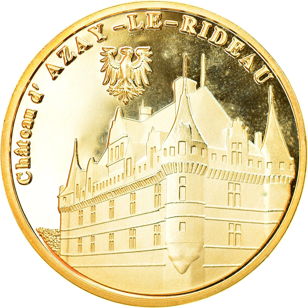 France, Token, Les châteaux de la Loire - Azay-le-Rideau, Souvenirs et