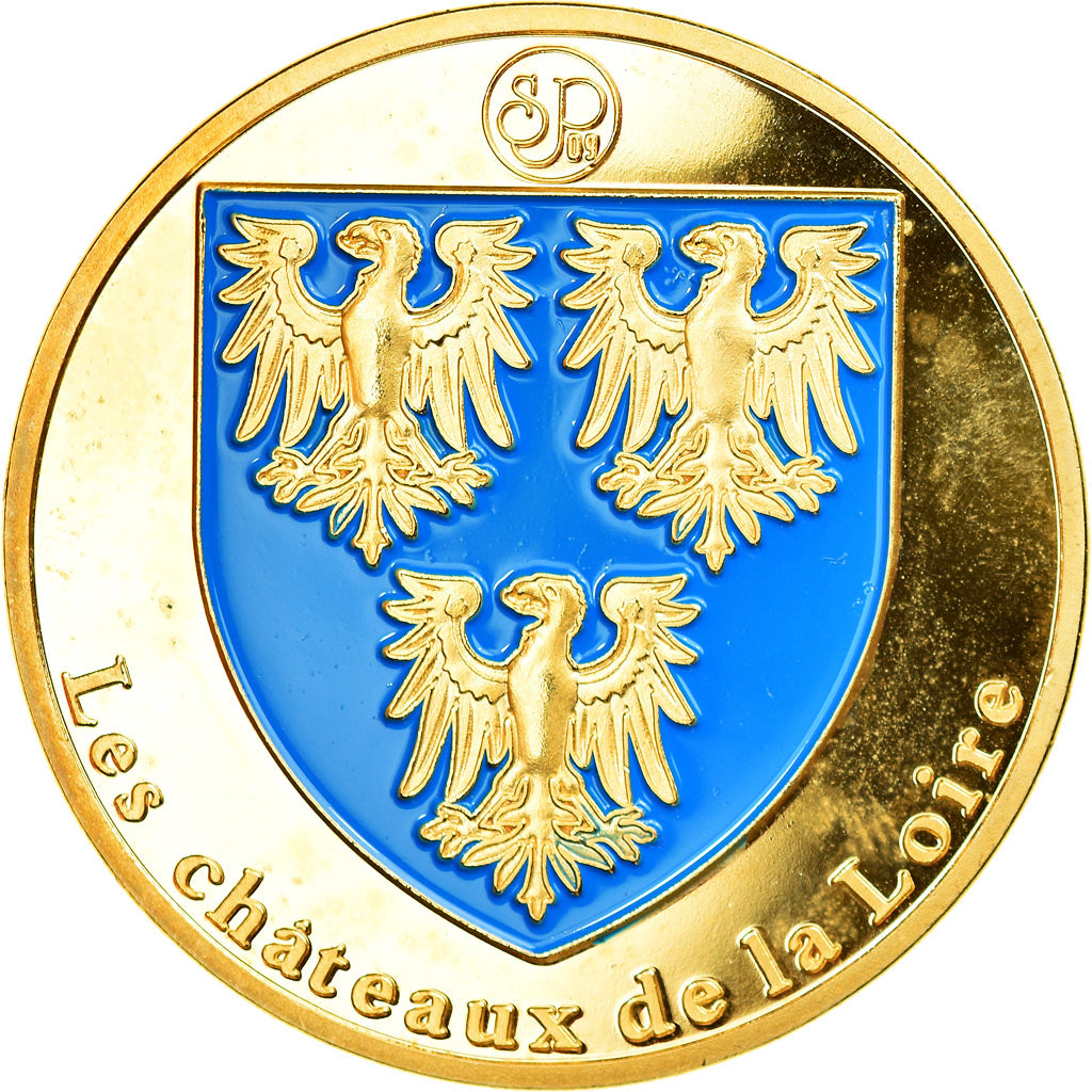 France, Token, Les châteaux de la Loire - Azay-le-Rideau, Souvenirs et