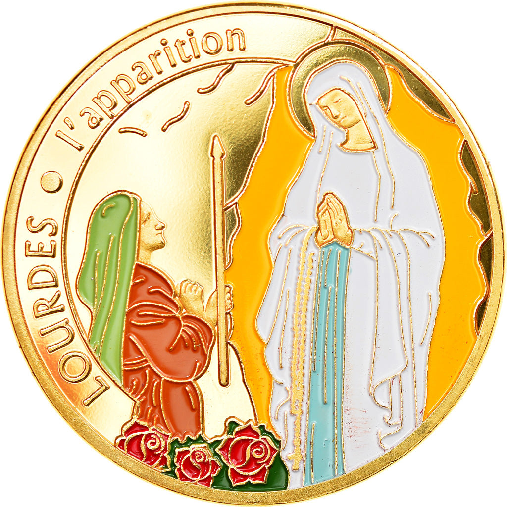 França, Token, Lourdes - L'Apparition, Souvenirs et Patrimoine, AU(55-58)