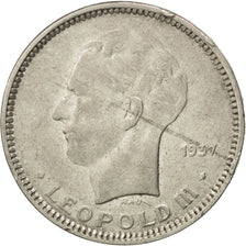 Coin, Belgium, 5 Francs, 5 Frank, 1937, EF(40-45), Nickel, KM:108