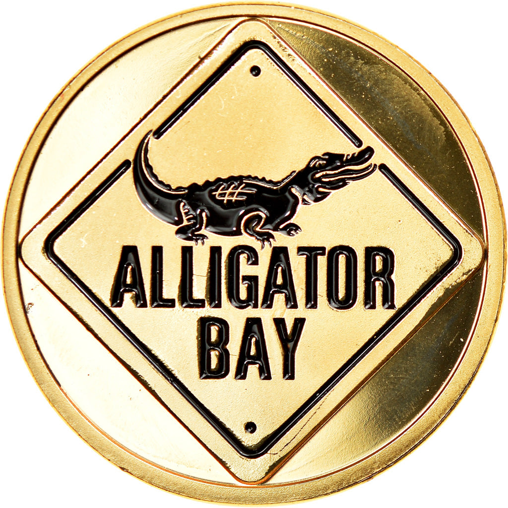 Francia, Token, Aligator Bay - La ferme aux tortues, EBC, Aluminio y