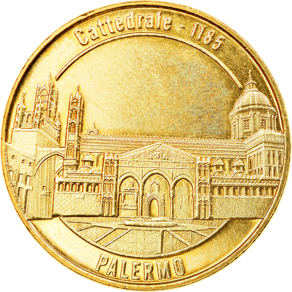 Italy, Token, Palerme, EF(40-45), Cupro-nickel Aluminium