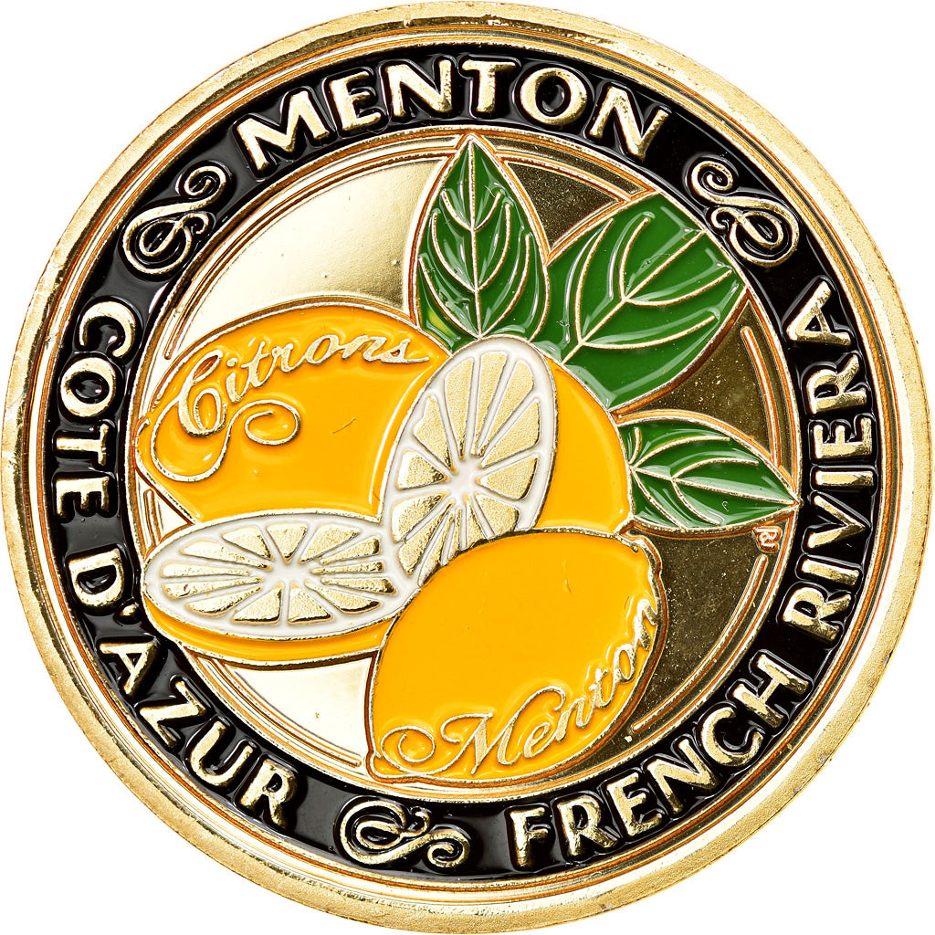 France, Jeton, Côte d'Azur - Menton, Souvenirs et Patrimoine, SUP, Cupro-nickel