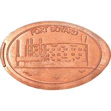 France, Token, Charentes Maritimes - Fort Boyard, EF(40-45), Copper