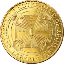 France, Jeton, Reims - Cathédrale - Labyrinthe, 2011, Arthus Bertrand, SUP