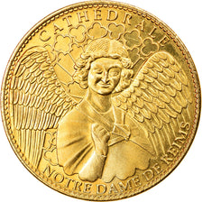 France, Token, Reims - Cathédrale n°2 - Ange, 2012, Arthus Bertrand
