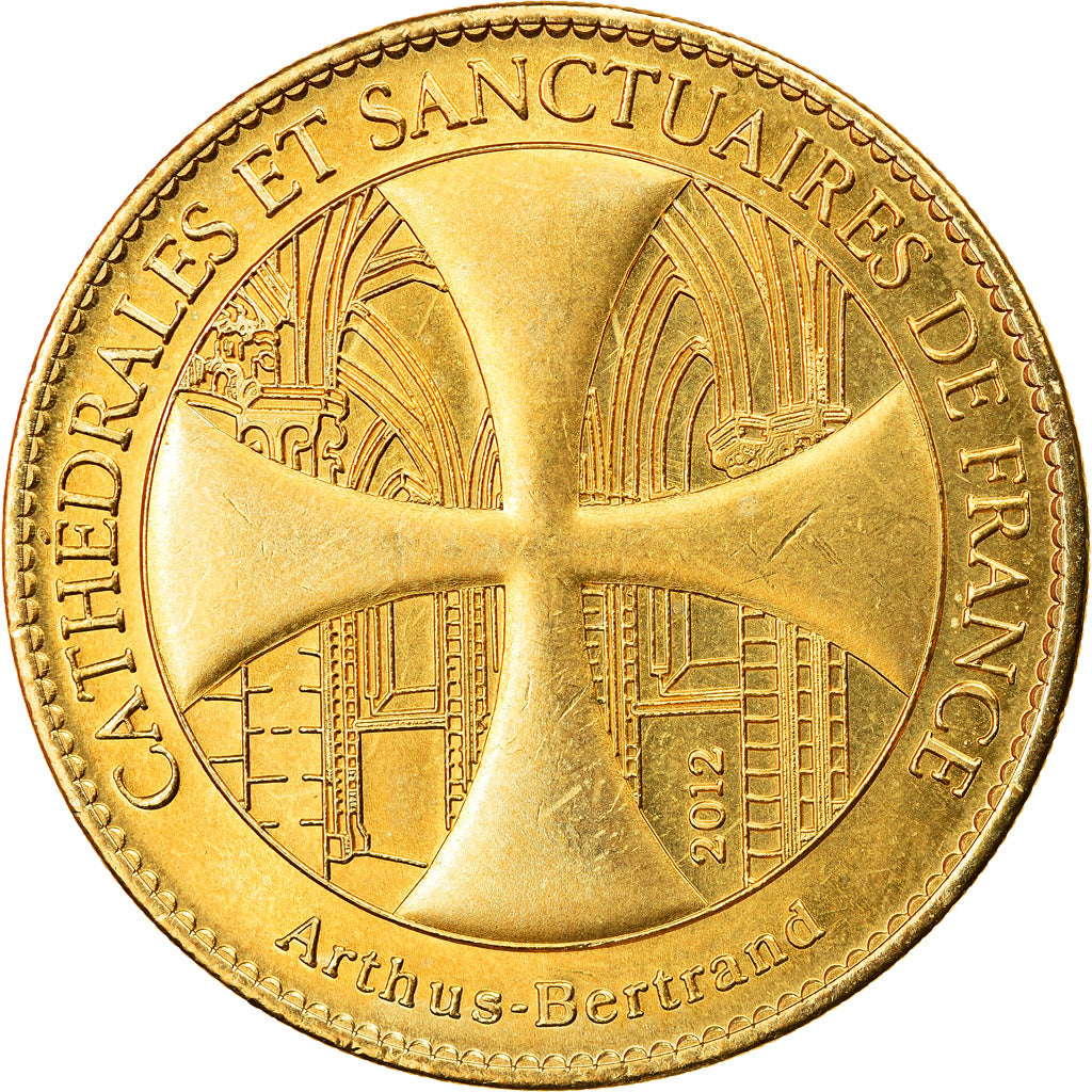 France, Token, Reims - Cathédrale n°2 - Ange, 2012, Arthus Bertrand