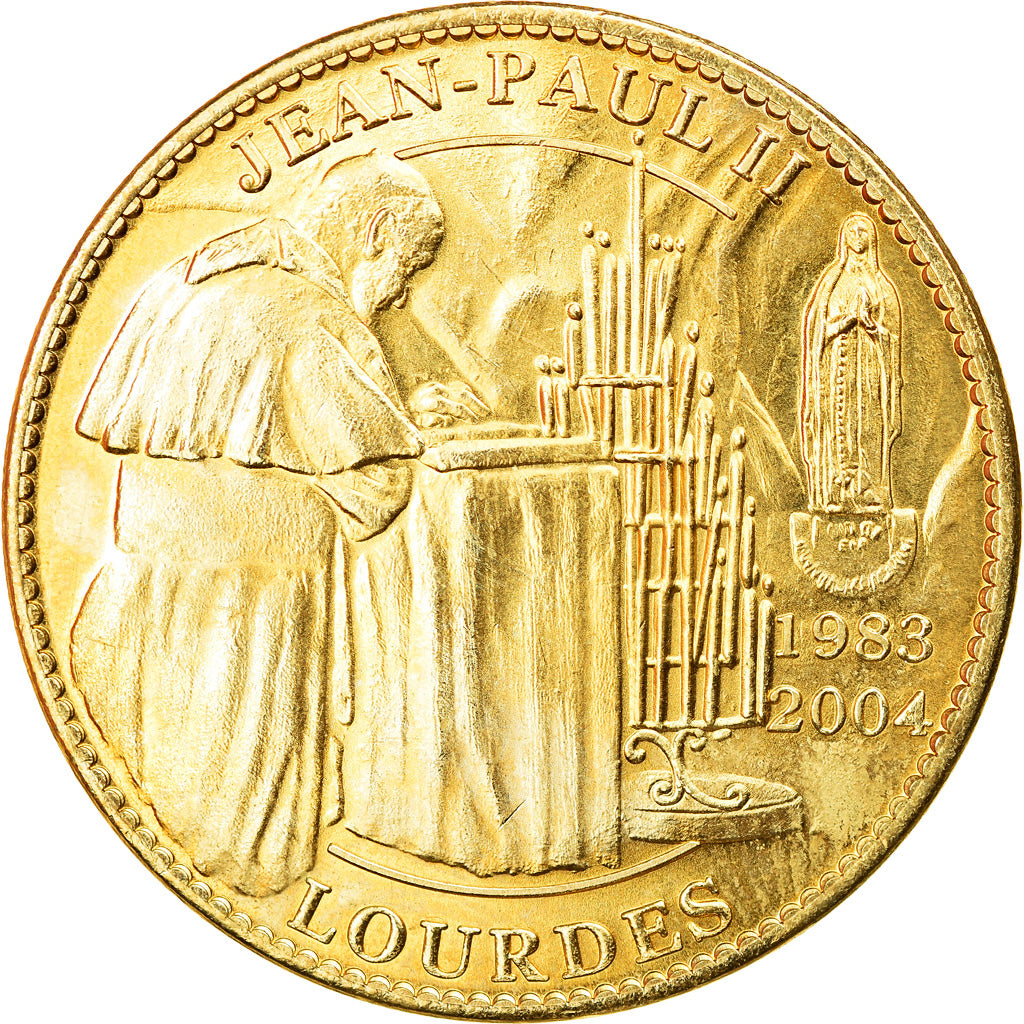 Frankreich, Token, Lourdes - Jean Paul II - Souvenir de la Béatification, 2013