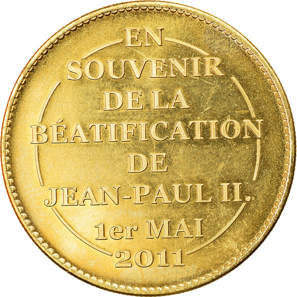 Frankreich, Token, Lourdes - Jean Paul II - Souvenir de la Béatification, 2013