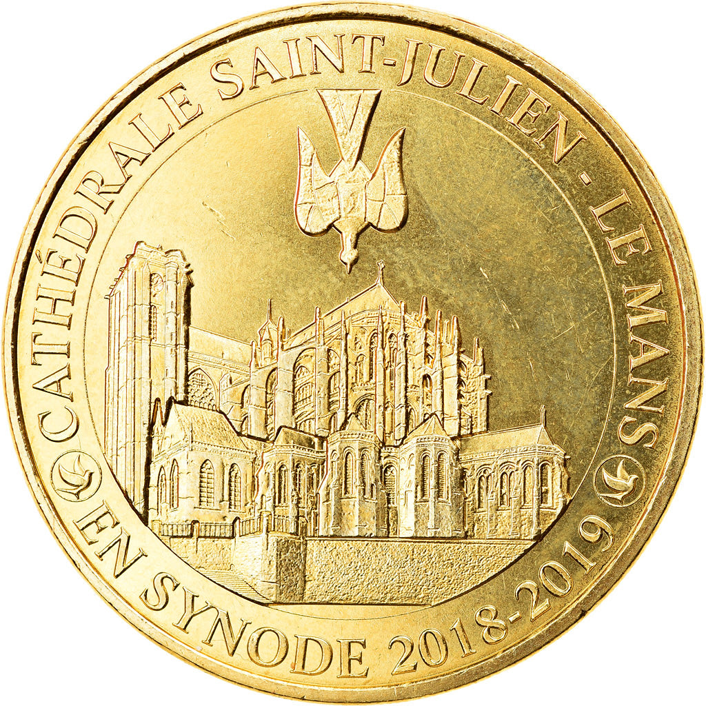 Frankreich, Token, Le mans - Cathédrale Saint-Julien n°8, 2019, MDP, VZ