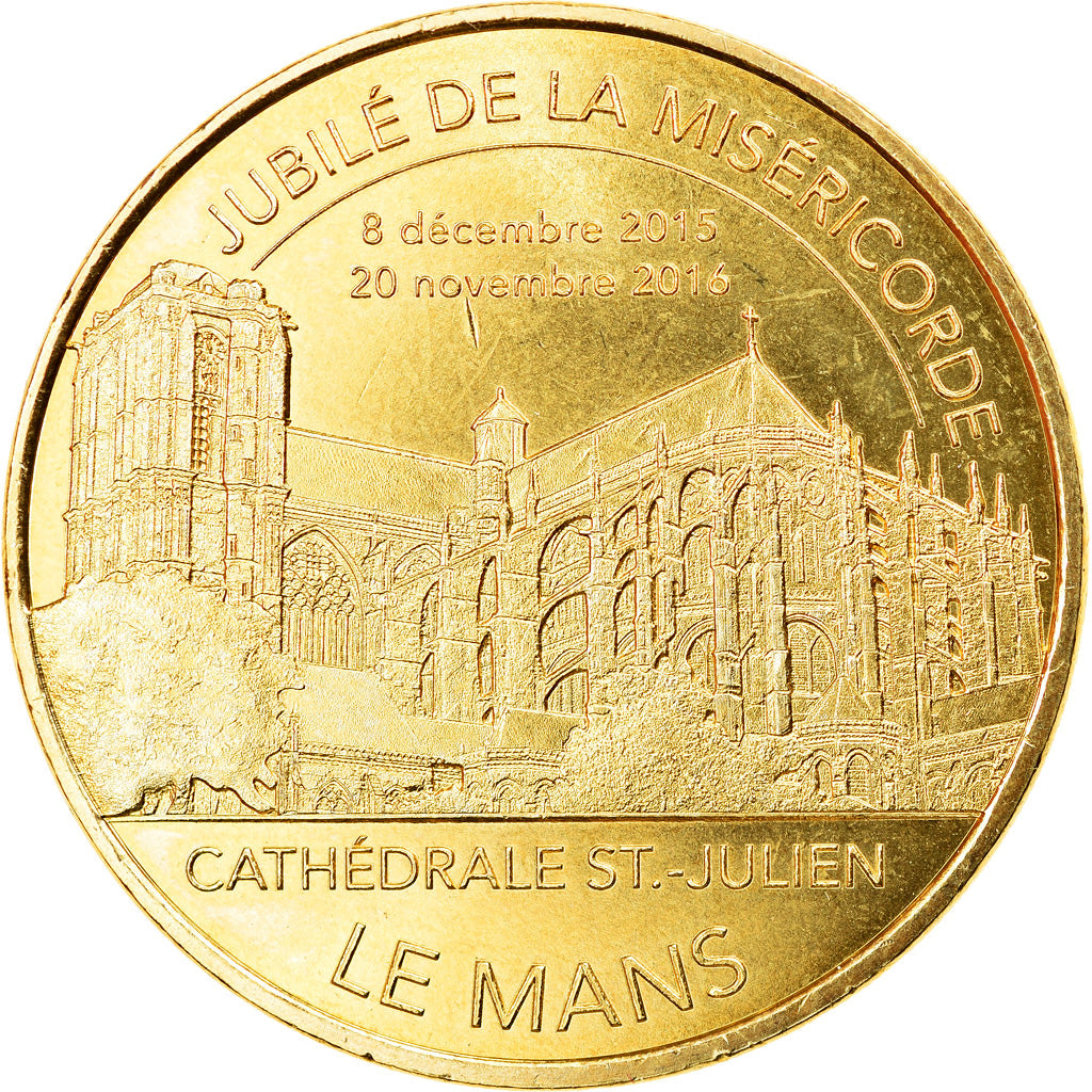 France, Jeton, Le mans - Cathédrale Saint-Julien n°6, 2016, MDP, SUP