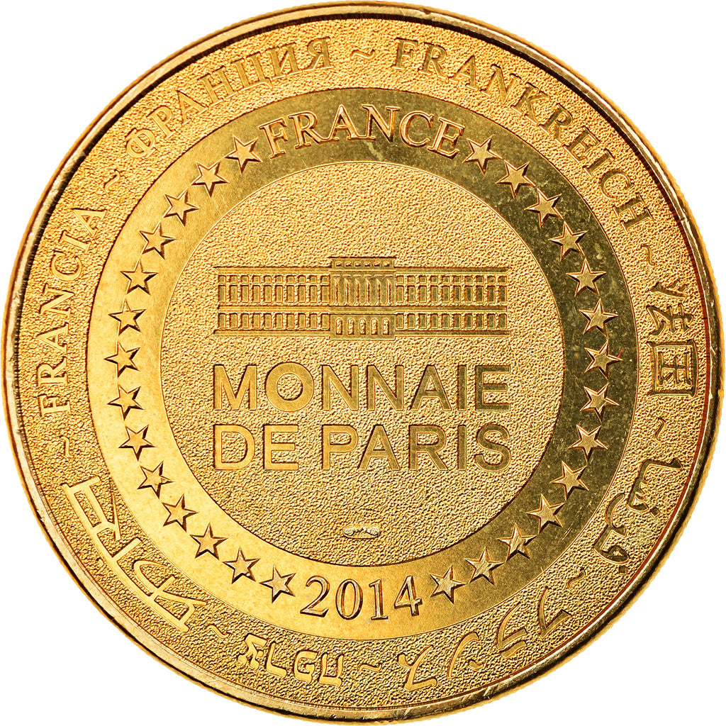 France, Token, 62/ Grand'Place - Arras, 2014, MDP, AU(55-58), Cupro-nickel
