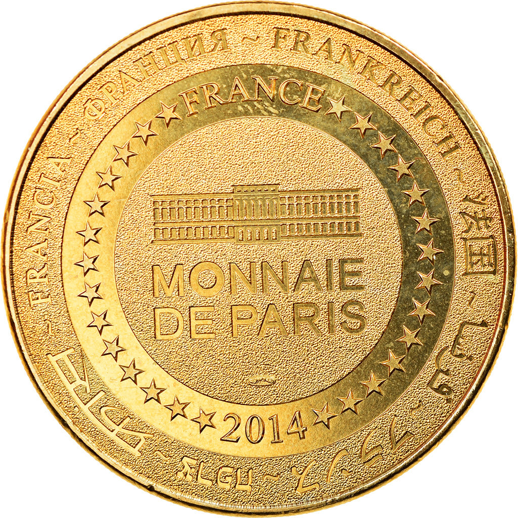 France, Token, 62/ Grand'Place - Arras, 2014, MDP, AU(55-58), Cupro-nickel