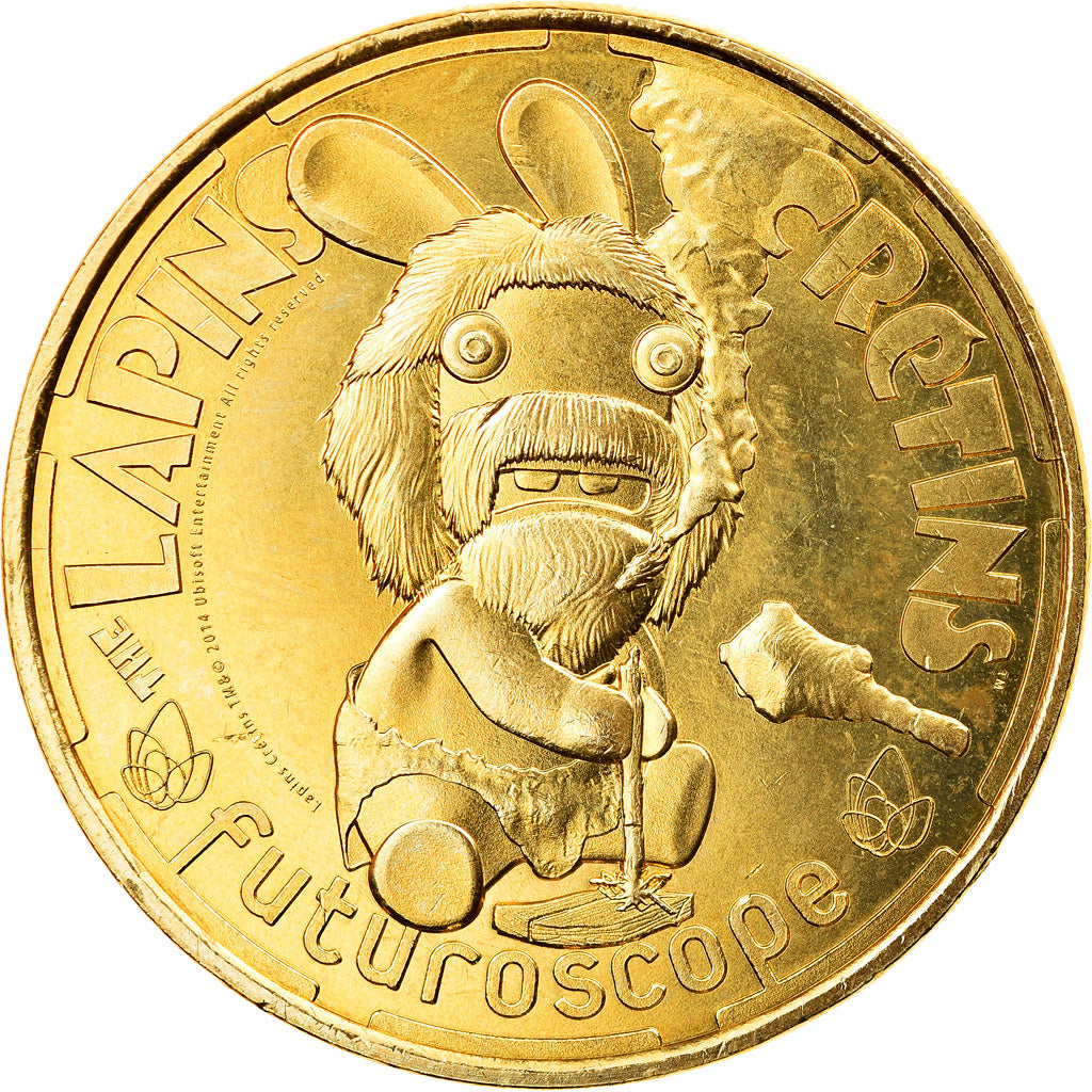 France, Token, Jaunay-Clan - Futuroscope n° 19 - Lapin-crétin cro-magnon