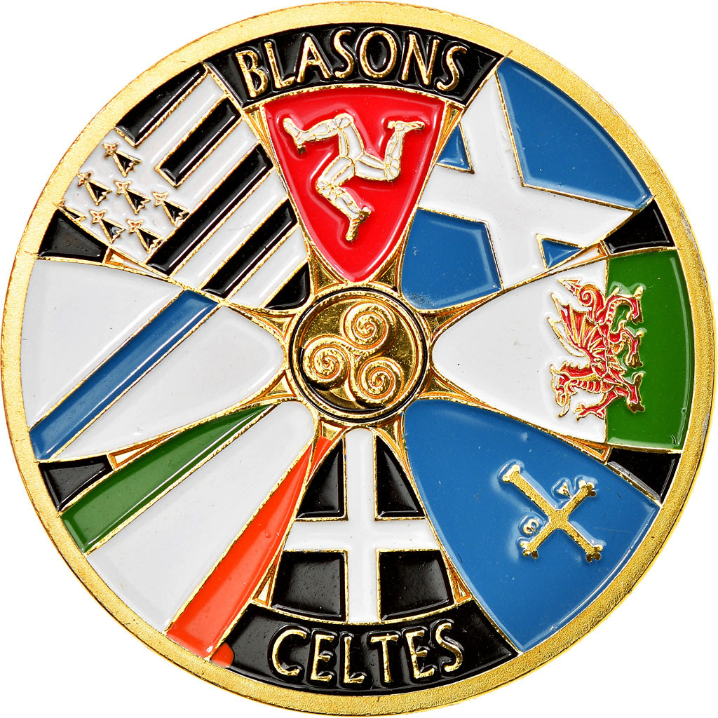 Francia, Token, Bretagne - Blasons celtes, Souvenirs et Patrimoine, EBC