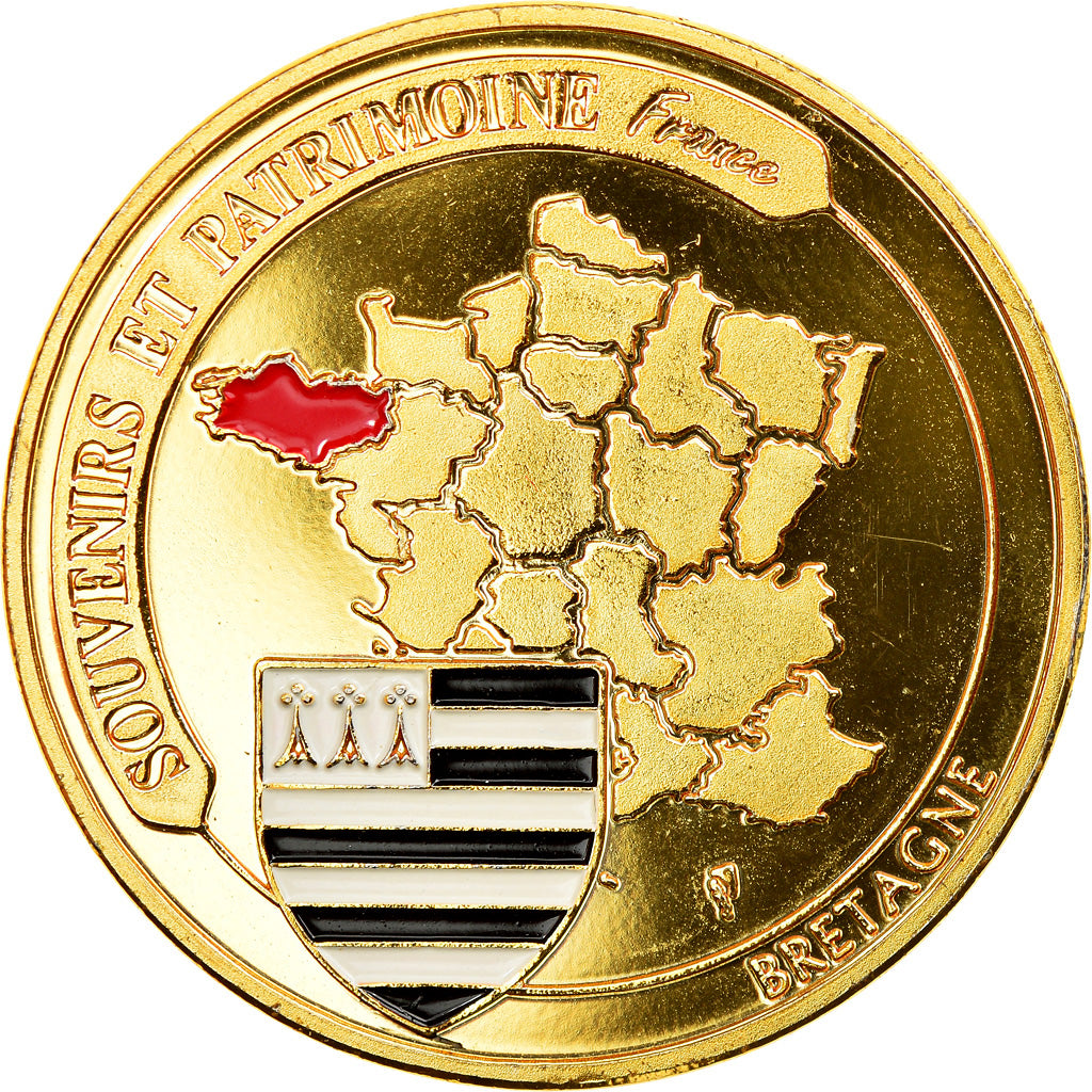 Francia, Token, Bretagne - Blasons celtes, Souvenirs et Patrimoine, EBC