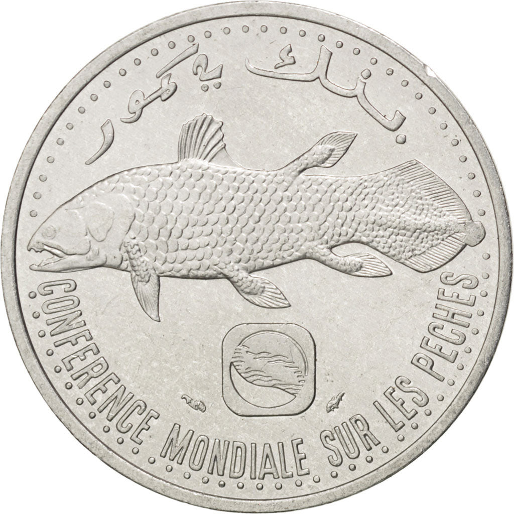 Coin, Comoros, 5 Francs, 1992, AU(55-58), Aluminum, KM:15