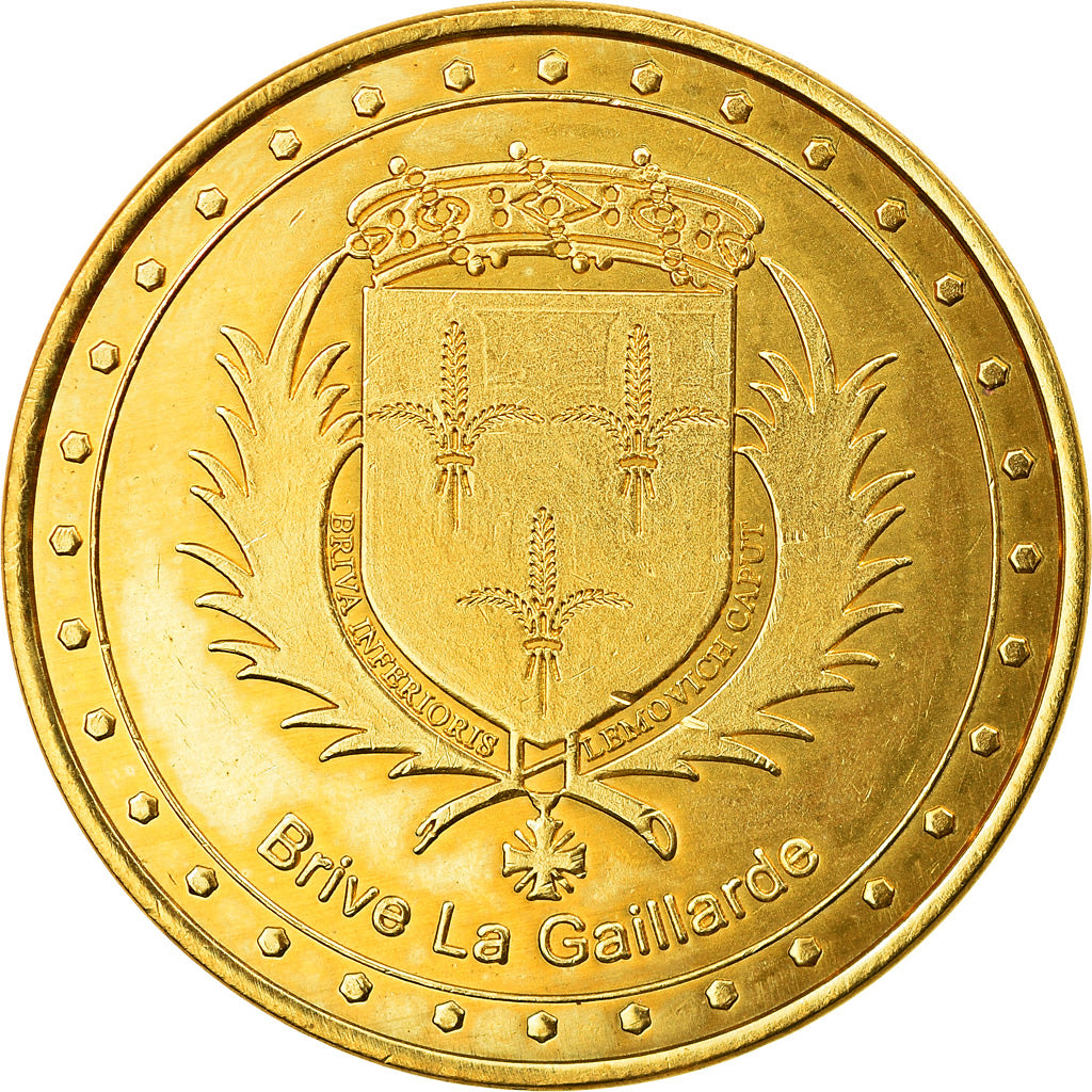 France, Jeton, Brive la Gaillarde - Blason et Office de tourisme, France