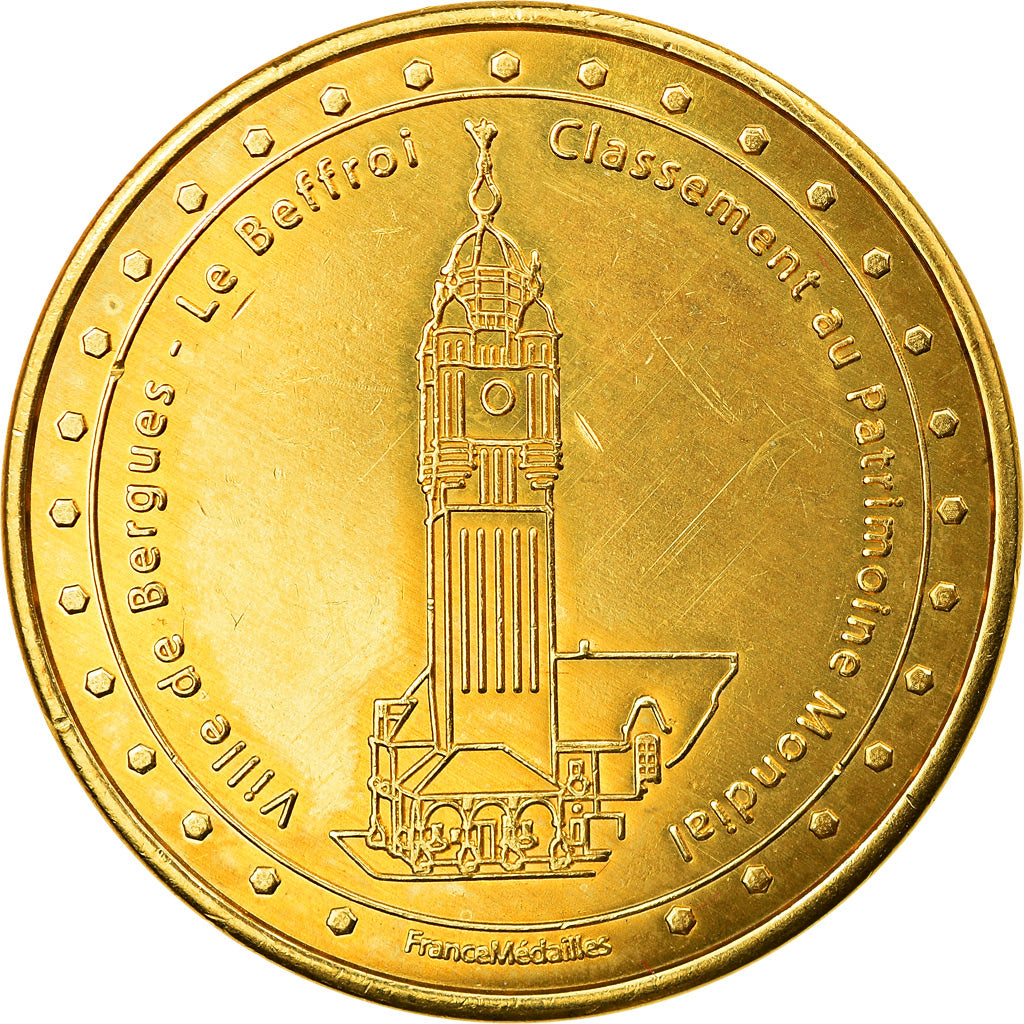 France, Jeton, Unesco, Bergues, 2005, France Médailles, SUP, Cupro-nickel