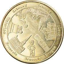 Belgium, Token, Belgique - 7 monuments, 2009, Collectors Coin, AU(55-58)