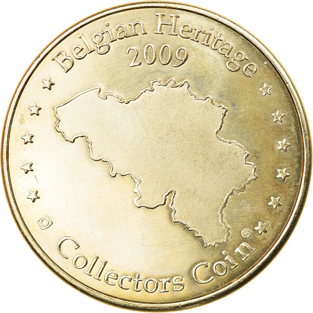 Belgium, Token, Belgique - 7 monuments, 2009, Collectors Coin, AU(55-58)