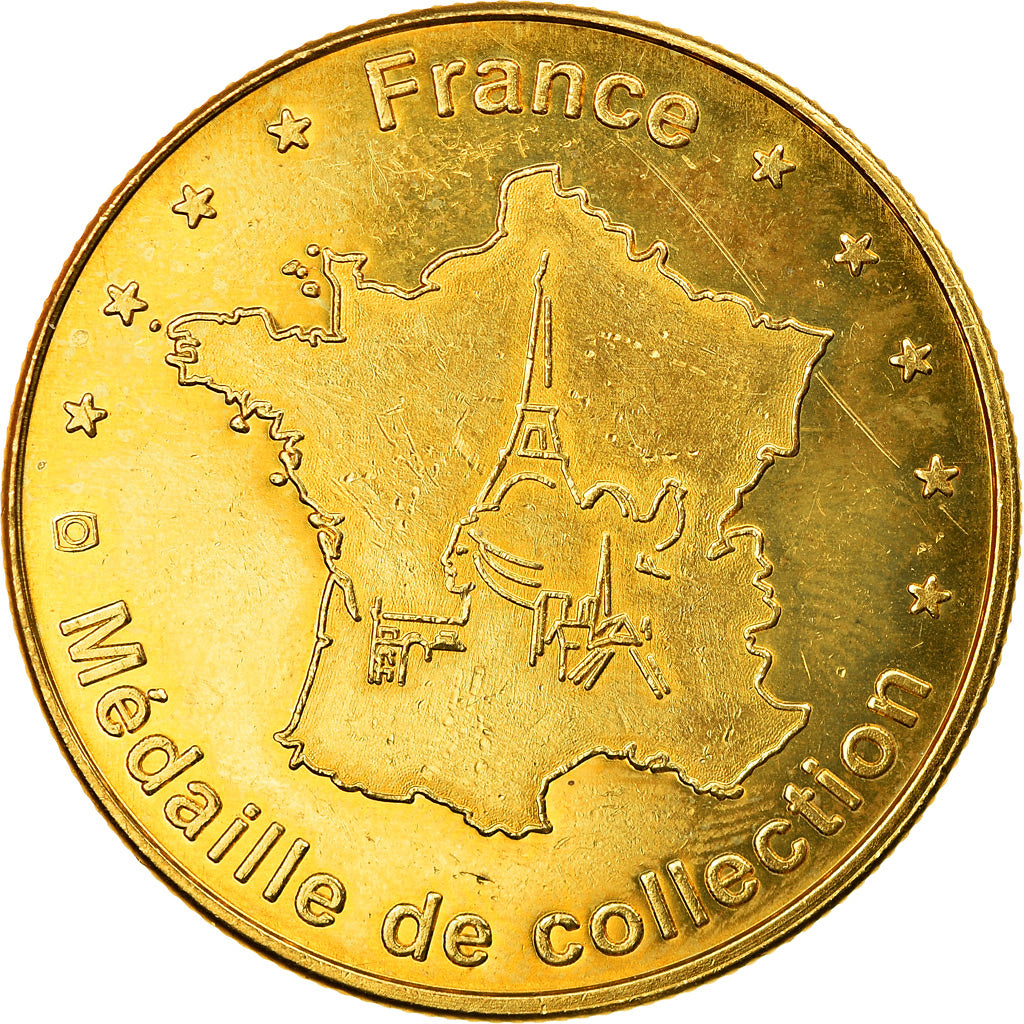Francia, Token, Chenonceau - Château - Vue aérienne, Médaille de Collection