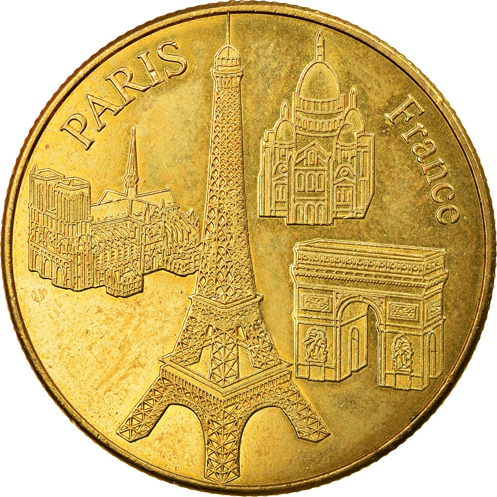 France, Token, Paris - Les 4 monuments, Médaille de Collection, VF(30-35)