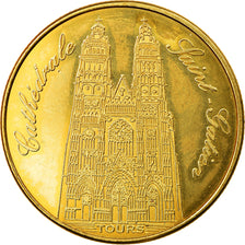 France, Jeton, Tours - Cathédrale Saint-Gatien, Médaille de Collection, SUP