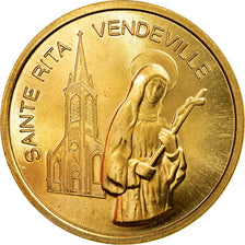 Francia, Token, Vendeville - Sainte Rita, La France en Médailles, EBC, Aluminio