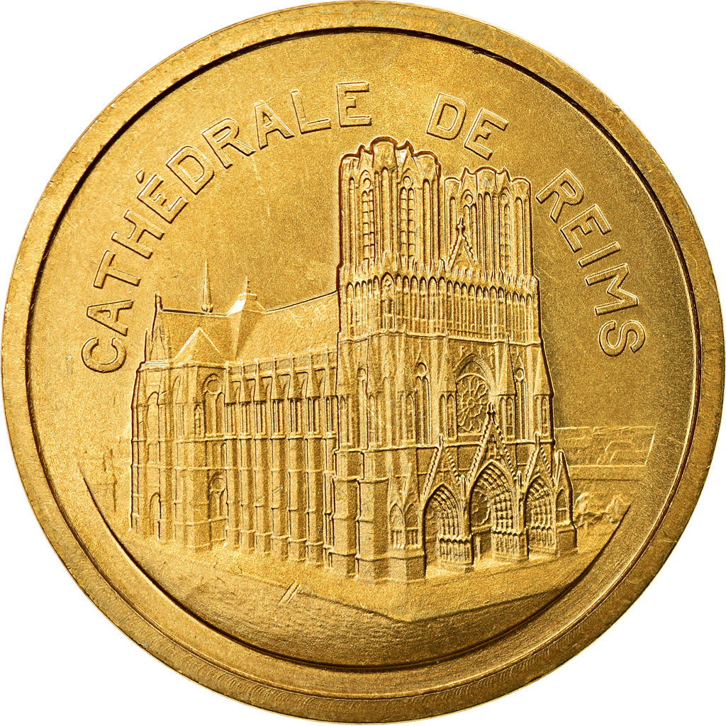 France, Token, Reims - Cathédrale Notre Dame, La France en Médailles
