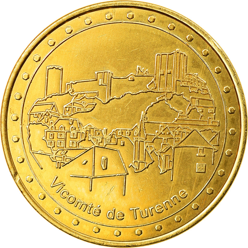 France, Token, Turenne - La vicomté, France Médailles, AU(55-58), Cupro-nickel