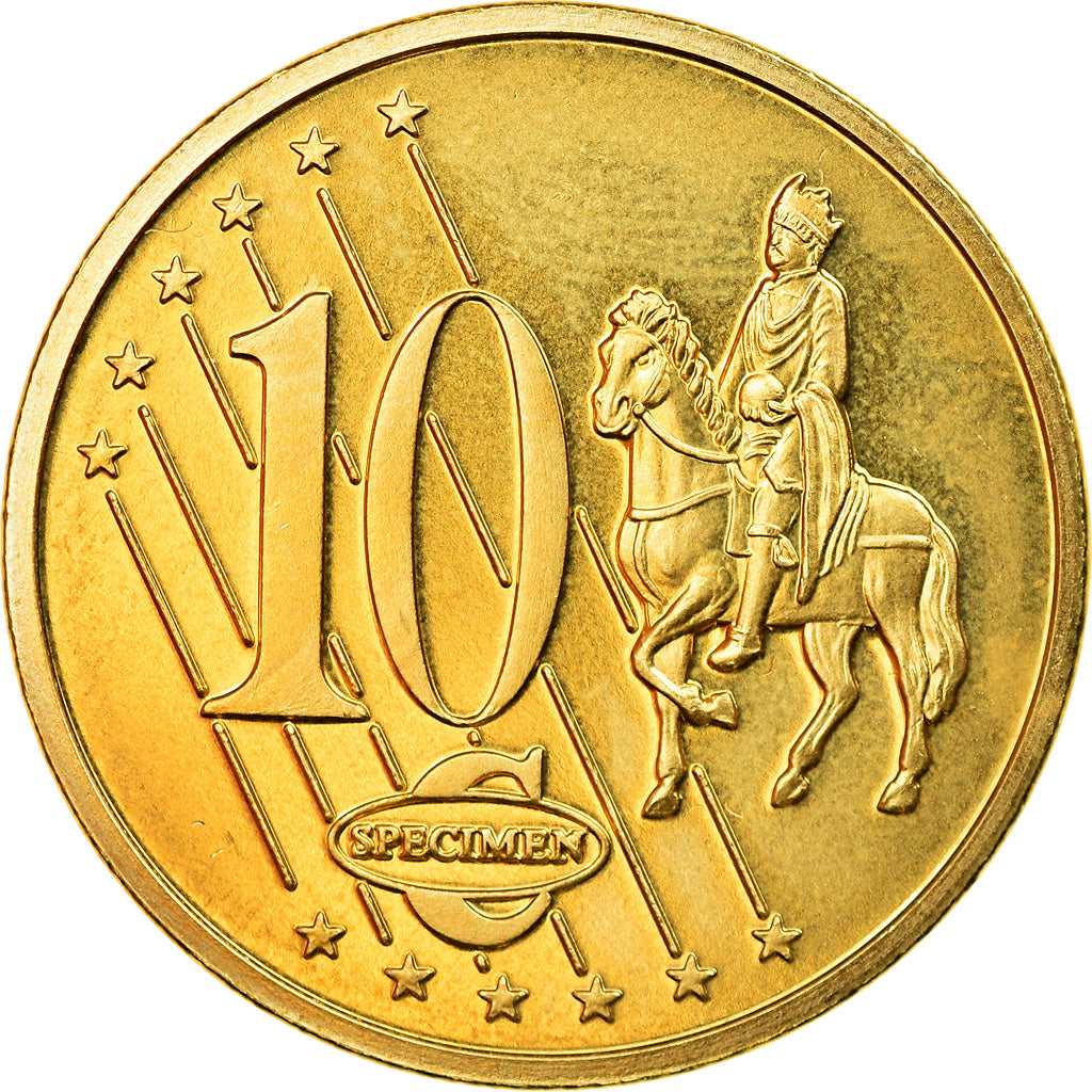 Vatican, 10 Euro Cent, 2011, unofficial private coin, MS(63), Brass