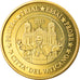 Vatican, 50 Euro Cent, 2011, unofficial private coin, MS(63), Brass