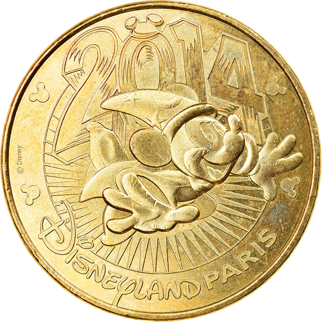 France, Token, Disneyland n°32 - Mickey 2014, 2014, MDP, AU(55-58)